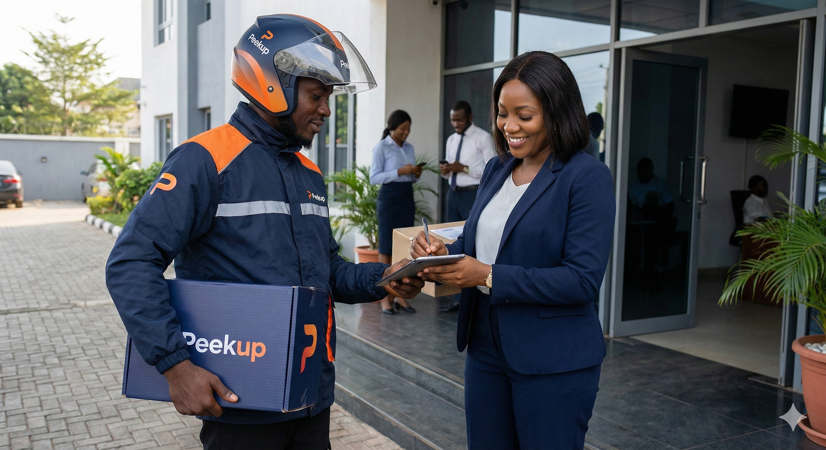 Peekup Business Dashboard - Corporate logistics management platform