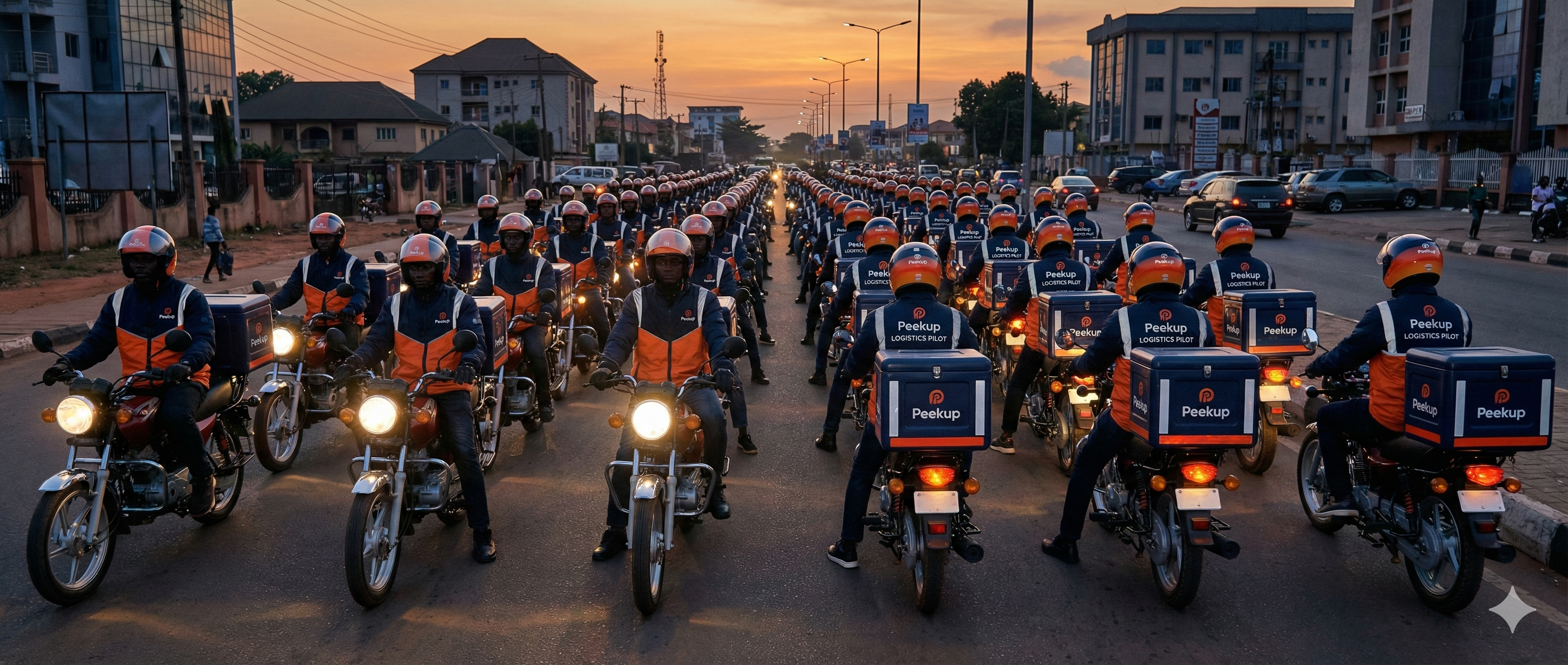 Peekup bike fleet ready for delivery